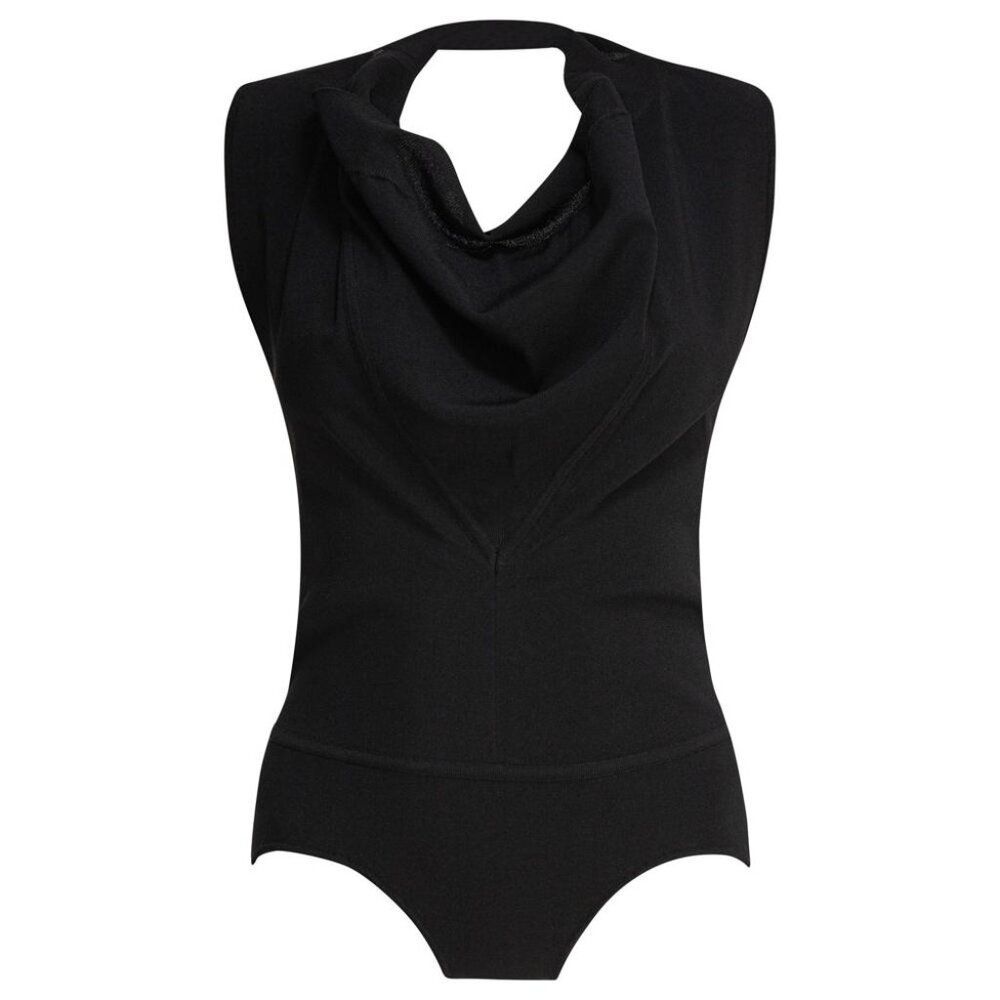 Max Mara Sportmax Sleeveless Draped Bodysuit tag size S Women